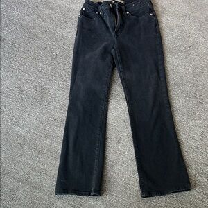 Madewell Women's Black Boot Cut Jeans
